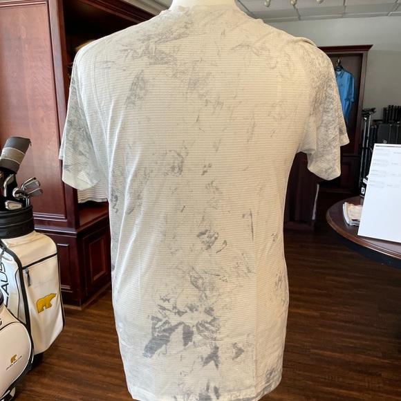 Lululemon Metal Vent Gray/White Large - Picture 2 of 2